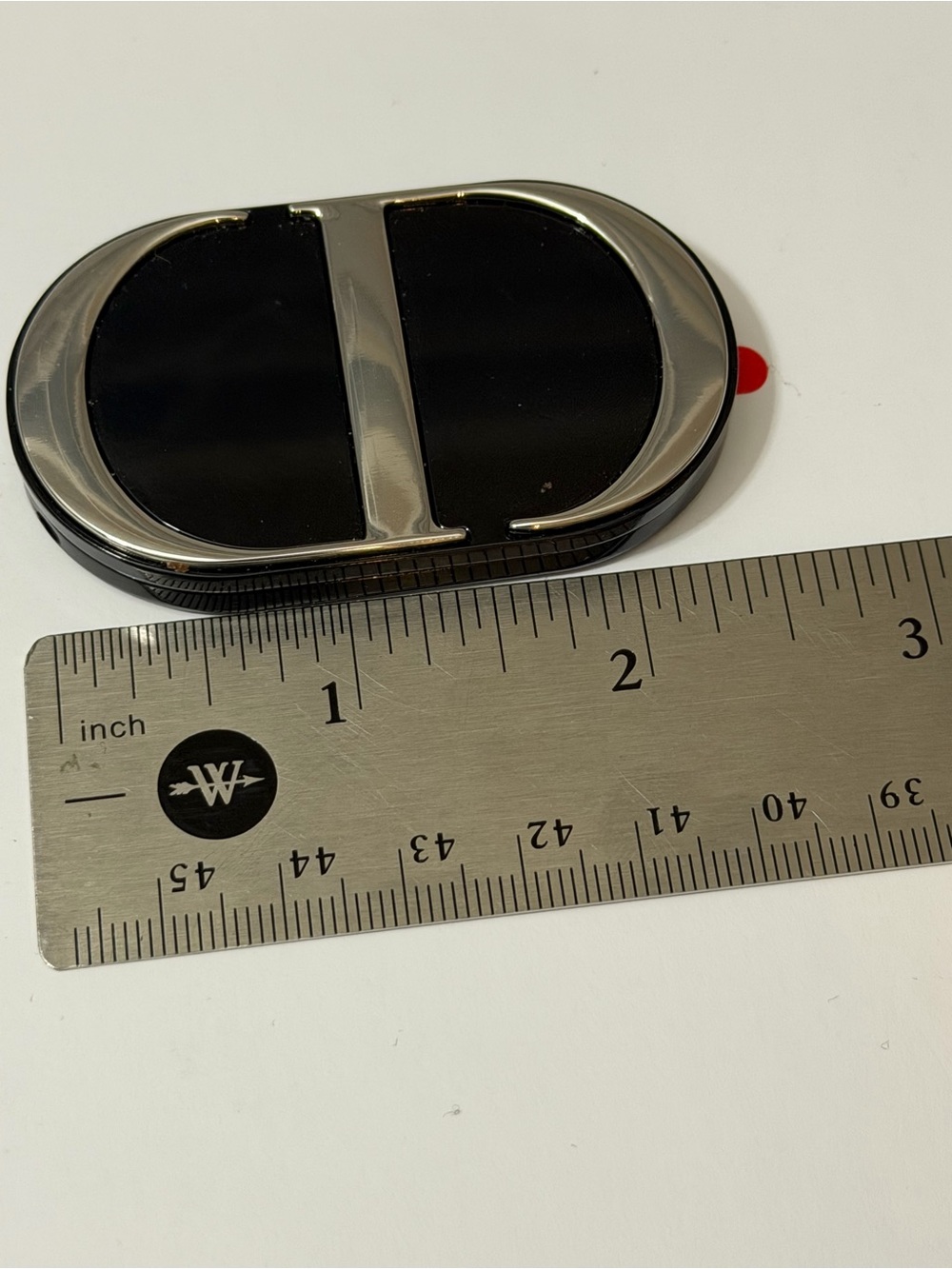 Dior Black and Silver Phone Mirror Clip - Picture 4 of 7